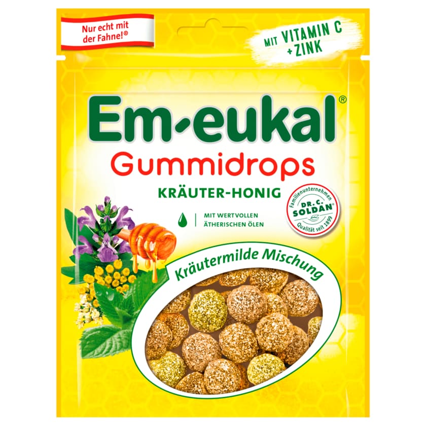 Em-eukal Gummidrops Kräuter-Honig 90g